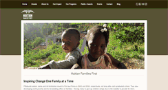 Desktop Screenshot of haitianfamiliesfirst.org